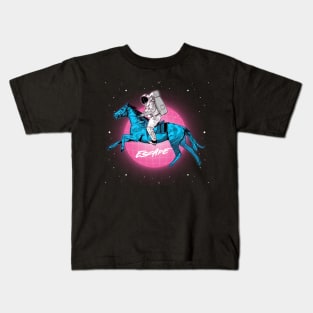 Retro Space Escapade Kids T-Shirt